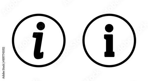 Information sign icon symbol for apps and websites. about us sign and symbol. question mark icon