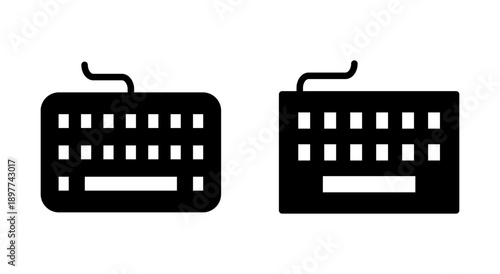 Keyboard icon symbol for apps and websites. keyboard sign and symbol