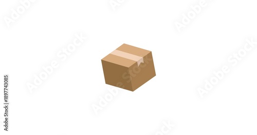 Packaging Box Container Animation