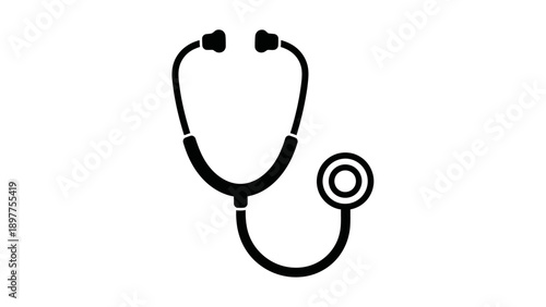Stethoscope medical tool for doctors.
