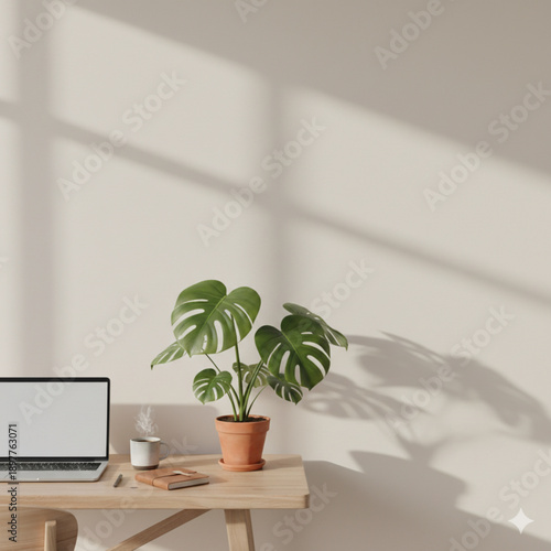 plant in a modern office