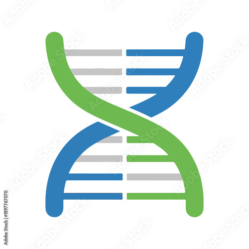 DNA Structure Double Helix Genetic Icon