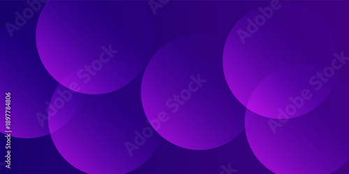 Abstract Purple Bokeh Circles Over Dark Violet Gradient for Modern Design and Creative Projects Images