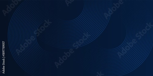 3D modern wave curve abstract presentation background. Luxury paper cut background. Abstract decoration, golden pattern, halftone gradients, 3d Vector illustration. Dark blue background