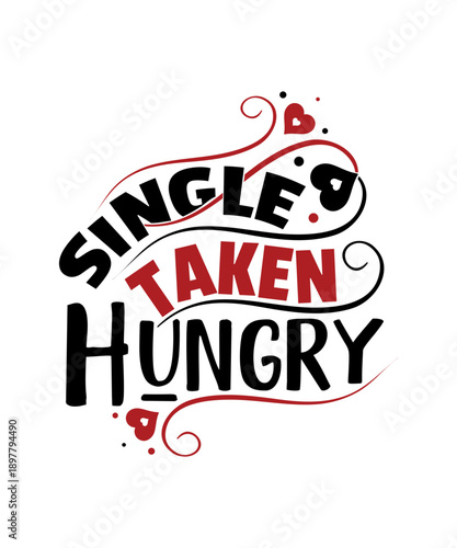 single taken hungry svg