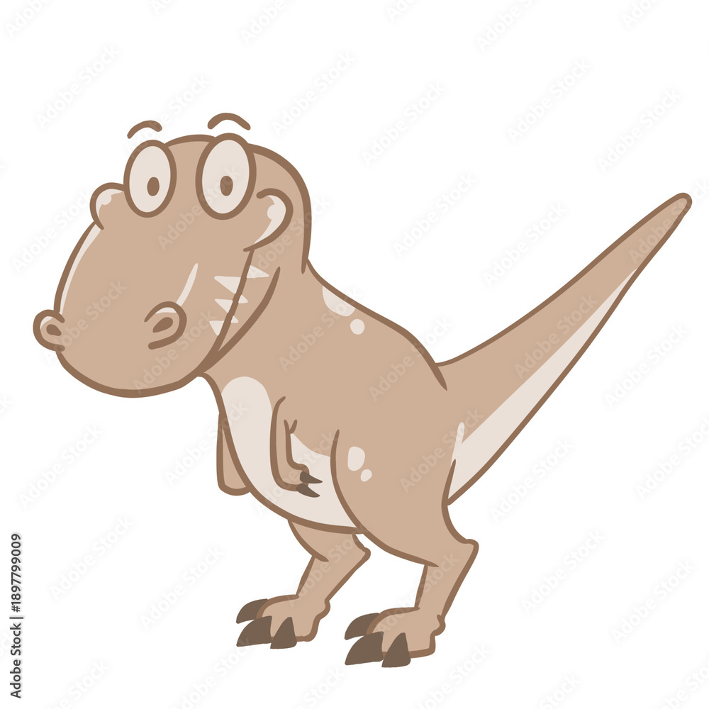 Fototapeta premium cartoon dinosaur t-rex 