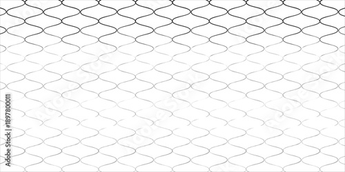 Mesh texture for fishing nets. Seamless pattern for sportswear or soccer goal, volleyball net, basketball hoop, hockey, athletics. Abstract net background for sports