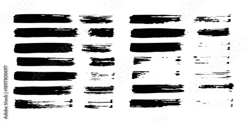 Abstract dark image featuring blurred rectangular shapes and light streaks