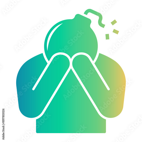 workaholic Gradient icon
