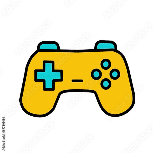 Animated Game Controller Shaking Loop for Gaming Intro and UI Overlay