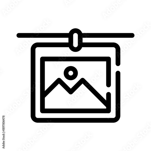 photo album line icon