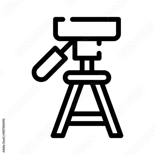 tripod line icon