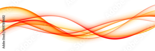 Abstract Futuristic Wave Composition for Web Header