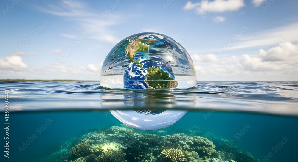 Fototapeta premium World water day preserving our planet's precious resource