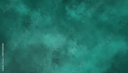 Abstract Dark Teal Smoky Texture Background