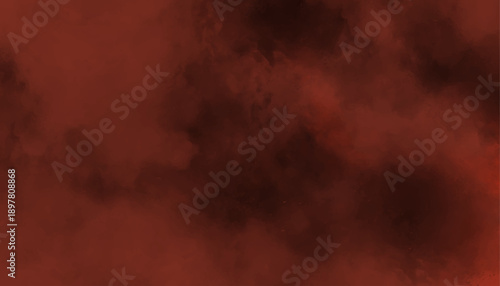 Dark Terracotta Red Abstract Smoke Texture