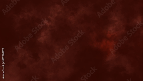 Deep Maroon Red Abstract Smoke and Fog Background