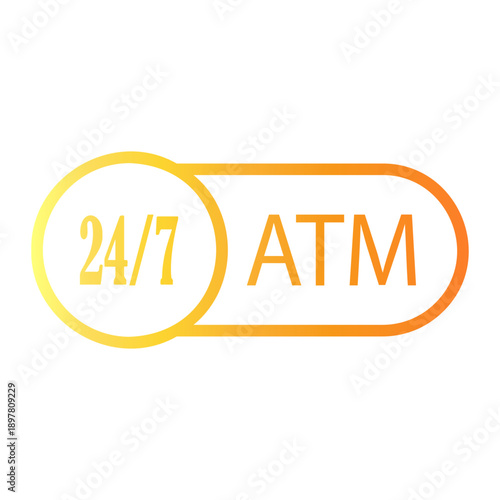 atm Line Gradient Icon