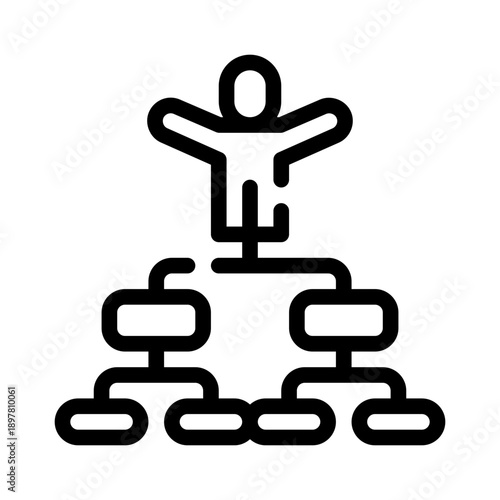 hierarchy line icon