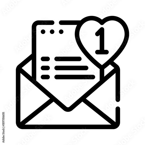 priority notification line icon