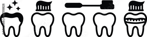 Illustration of Dental Care and Oral Health