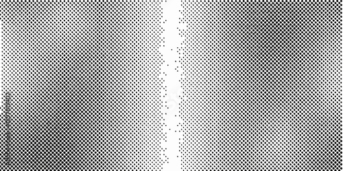 Abstract grayscale image featuring a bright vertical line through center