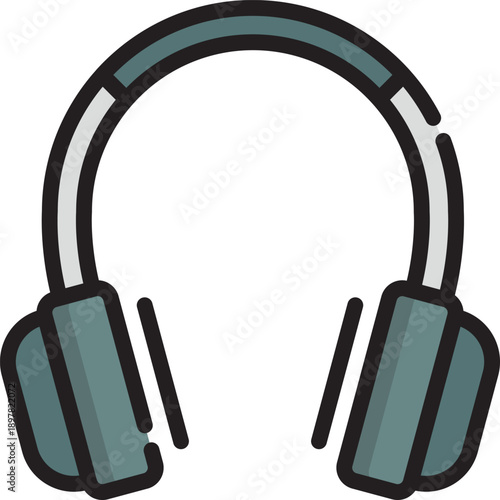 Earphones earbuds headphones headset icon