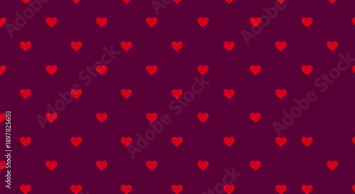 Valentine's Day background with hearts.