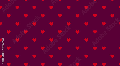 Valentine's Day background with hearts.