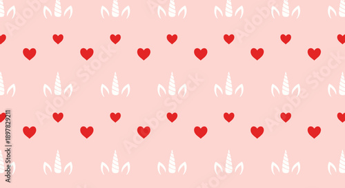 Valentine's Day heart pattern background design.