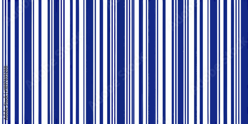 A repetitive pattern of vertical blue and white stripes fills the frame