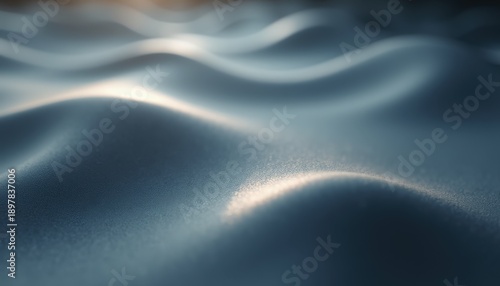 Abstract Fluid Surface Ripples With Glittering Particles And Soft Golden Light Reflections Creating A Serene And Dreamy