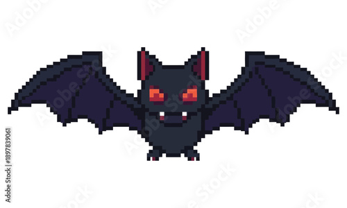 Set of Dark Flying Bat Vector Illustrations with Various Wing Spans for Halloween Decoration Spooky Night Theme Vampire Elements and Wildlife Silhouette Icons