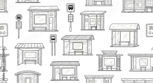 Urban Environment Illustrations for Creative Projects