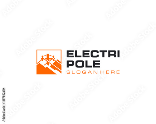 Electric pole logo