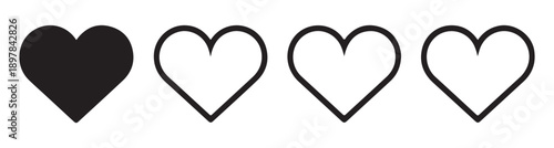 Heart icons