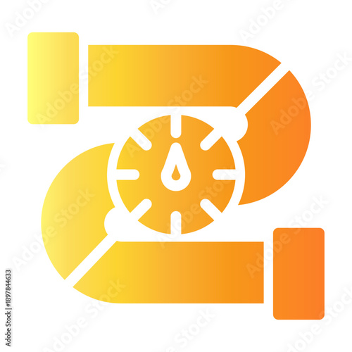 pipeline Gradient icon