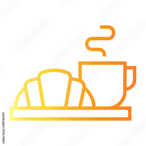 bakery Line Gradient Icon