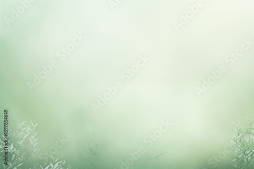 A soft pastel green background with a gentle gradient.