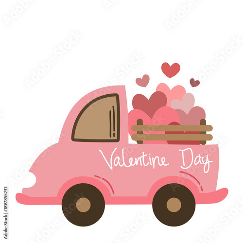 Valentine Delivery Truck