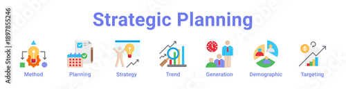Strategic Planning Icon Banner