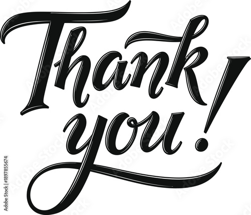 A simple yet elegant thank you message