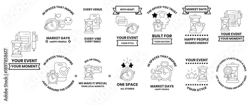 The image is a collection of various stickers with different designs and themes