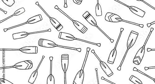 Creative Event, Oars, Water Sports, Graphic Design, Artistic Layout, Overhead View