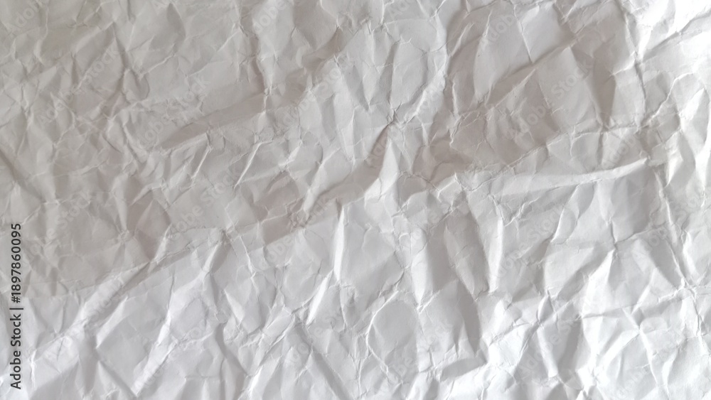 Obraz premium white crumpled paper