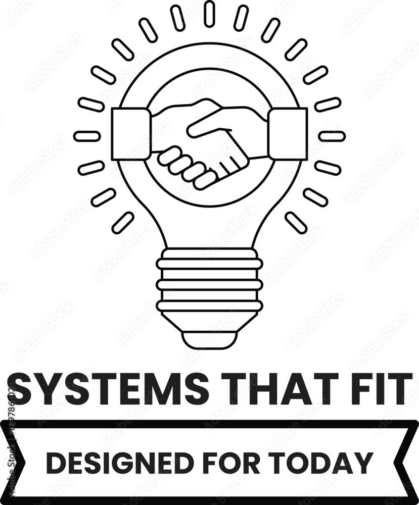 Fototapeta premium A light bulb with two hands on it