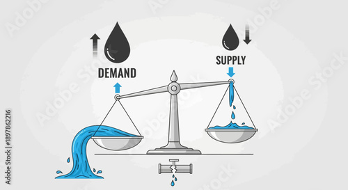Water Demand and Supply Imbalance Concept