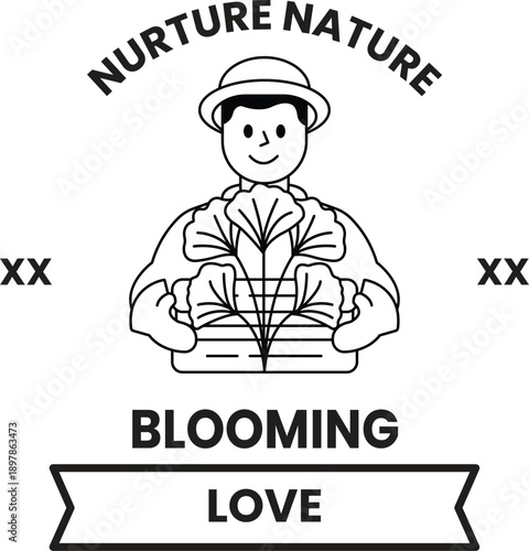 A man is holding a basket of vegetables and smiling