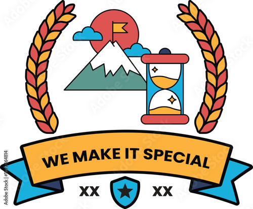 A logo for a company that says "We make it special"
