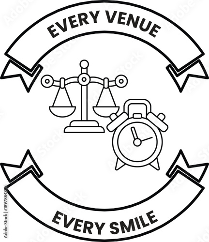 A logo for Every Venue Every Smile
